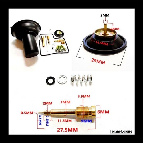 Kit riparazione carburatore - kit, +