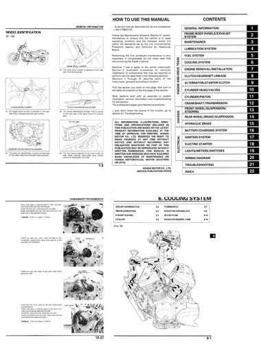 Manuale officina honda shadow - honda,